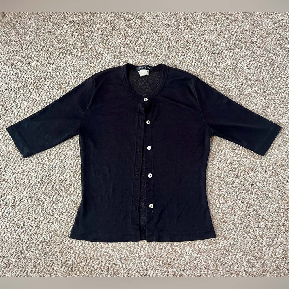 Lightweight Button-Up Cardigan
